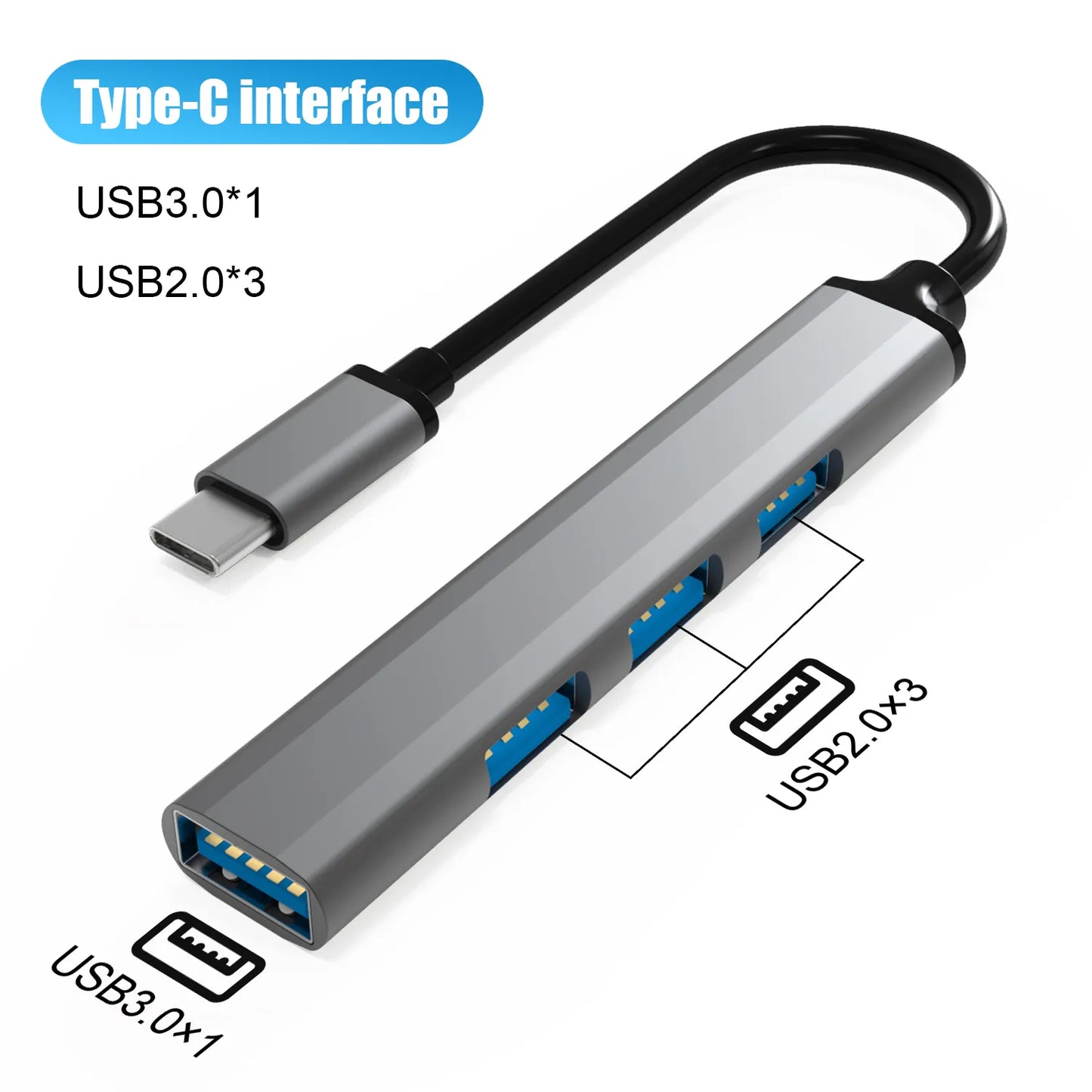 USB 3.0 4 Port OTG Adapter