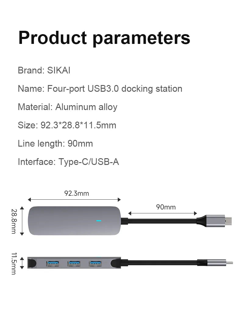 USB 3.0 4 Port OTG Adapter