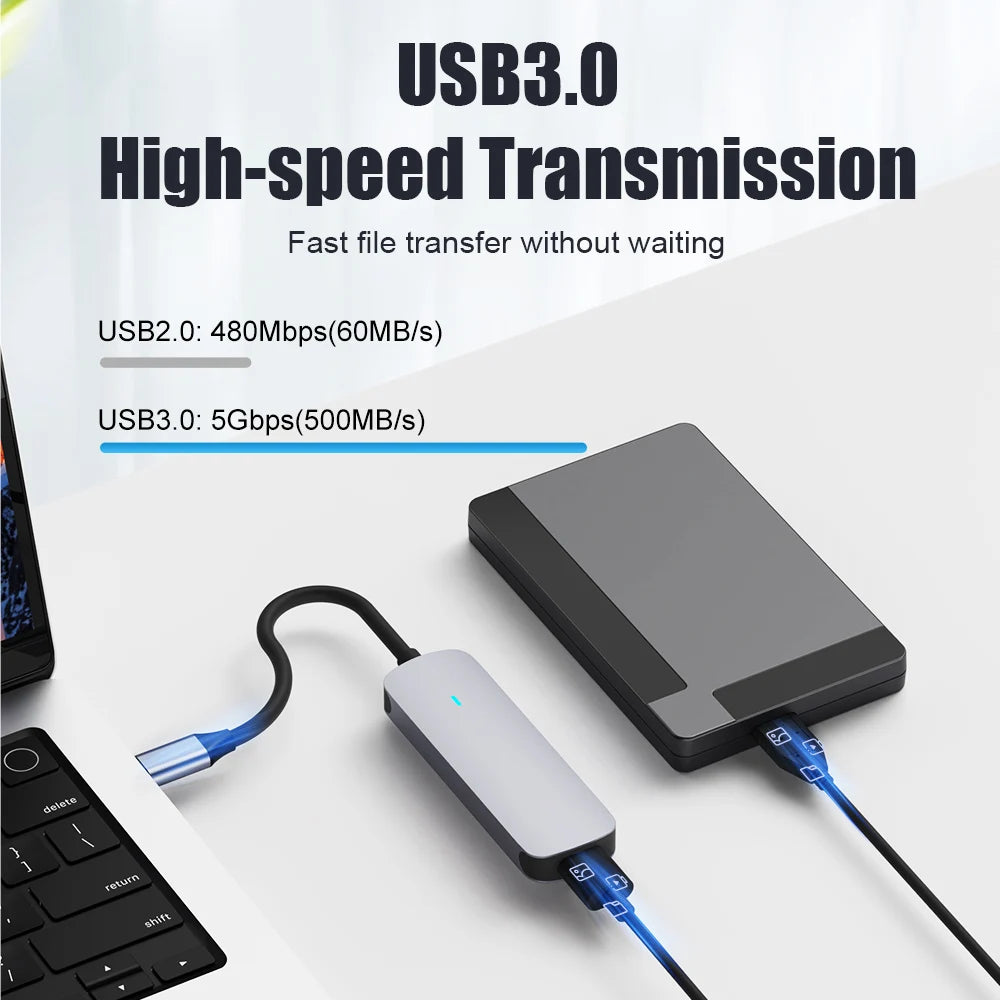 USB 3.0 4 Port OTG Adapter
