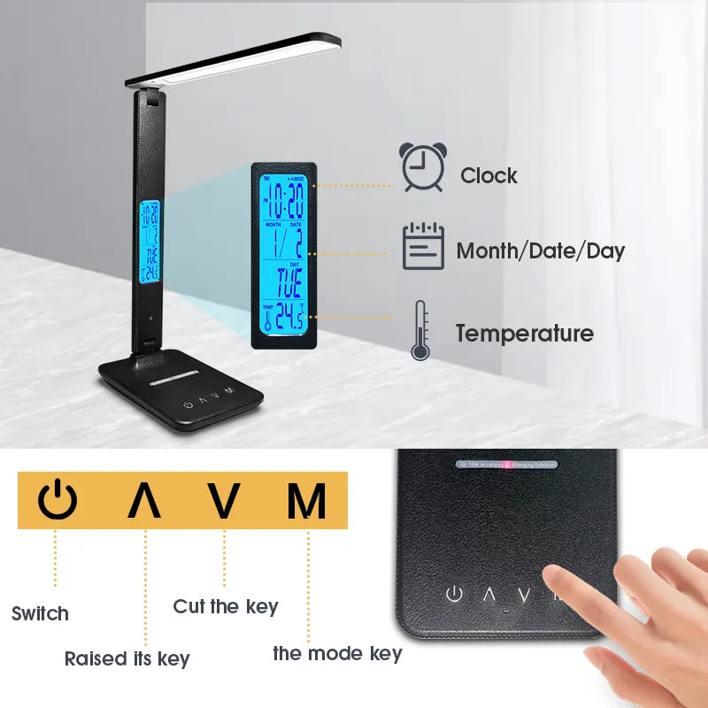 Wireless Charging LED Desk Lamp