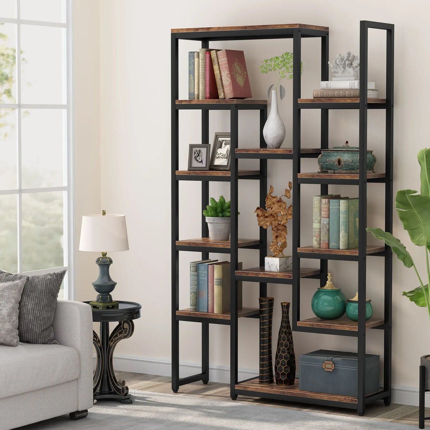 Tribe Signs 6-Tier 70.9 Inch Tall Bookcase