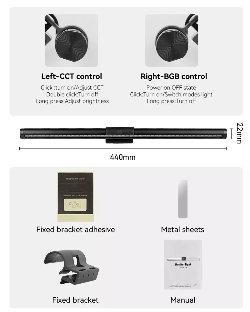 Led Monitor Light Bar Computer Desk Lamp