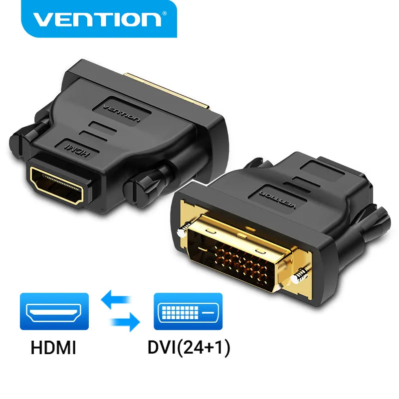 DVI 24+1 Male to HDMI Female Adapter
