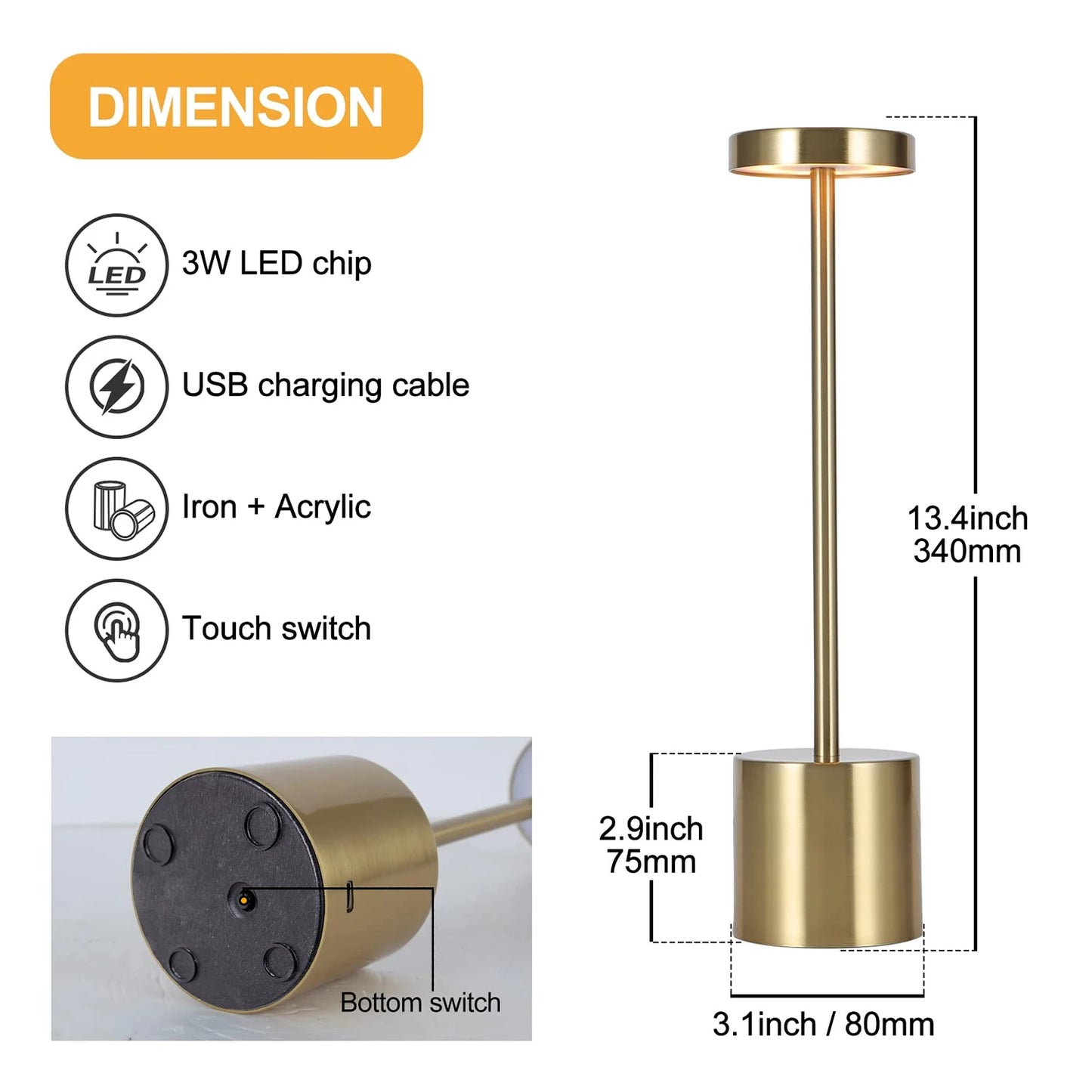 Cordless Table Lamp