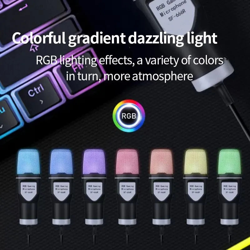 RGB USB Gaming Microphone