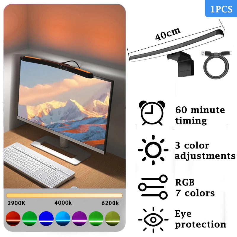 Led Monitor Light Bar Computer Desk Lamp