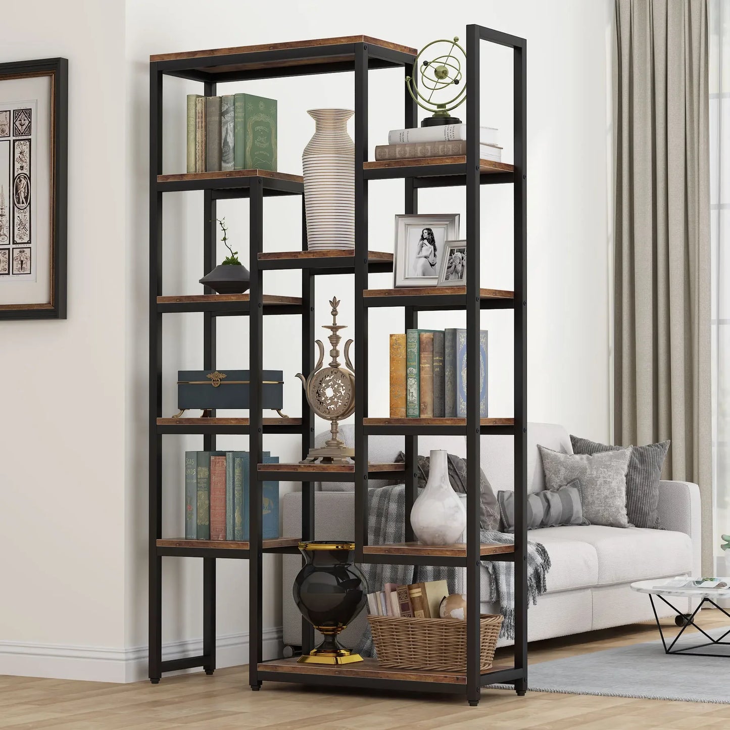 Tribe Signs 6-Tier 70.9 Inch Tall Bookcase