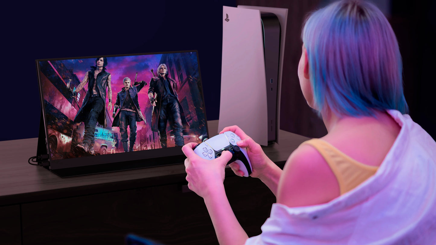 17.3" Portable PC Monitor for Gaming Display