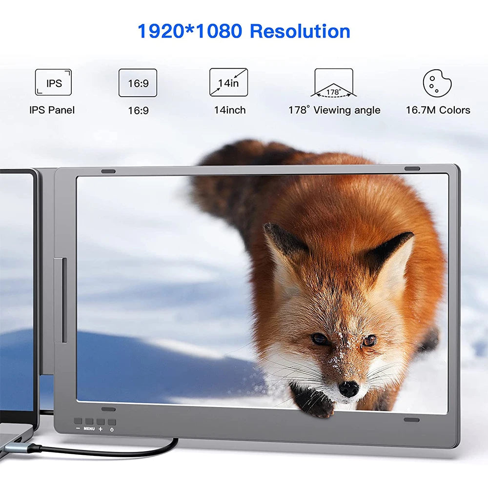 14'' Dual Screen Extender for Laptop