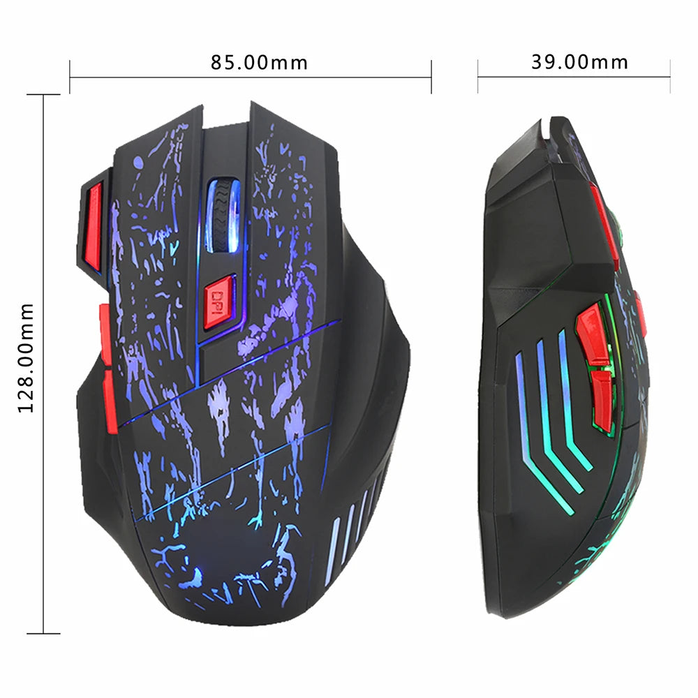 One-Handed Gaming Keyboard + Mouse