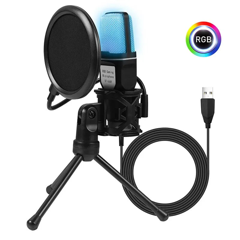 RGB USB Gaming Microphone