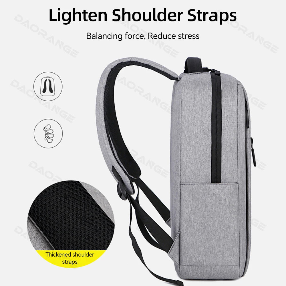 Large Capacity USB Laptop Bag Backpack for Macbook Air Pro, Lenovo, Asus, HP, Dell,