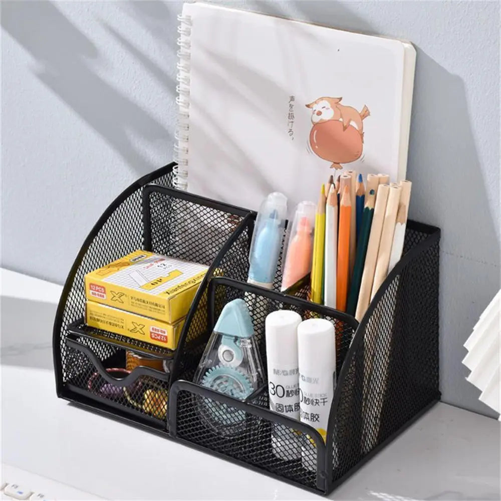Desktop Storage Metal Mesh Organizer
