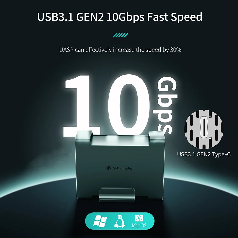 2.5" 3.5" inch RAID SSD Enclosure