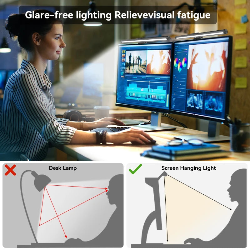 Led Monitor Light Bar Computer Desk Lamp