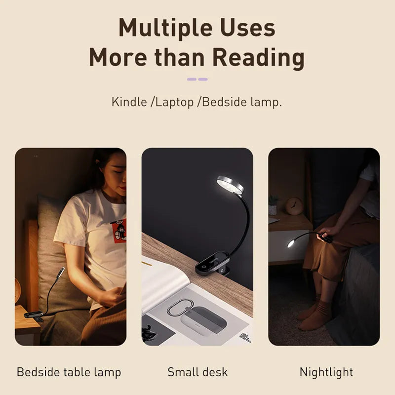 LED Clip Stepless Dimmable Wireless Lamp
