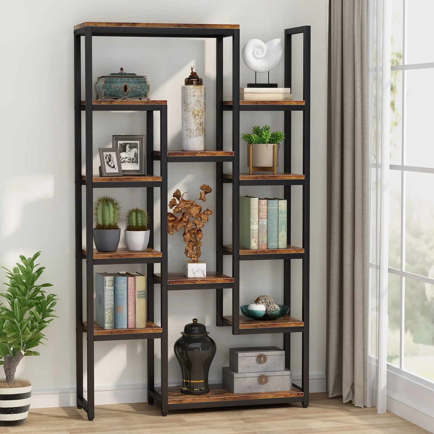 Tribe Signs 6-Tier 70.9 Inch Tall Bookcase