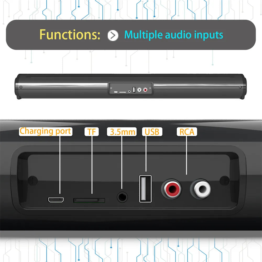 Bluetooth- Sound Bar Speaker