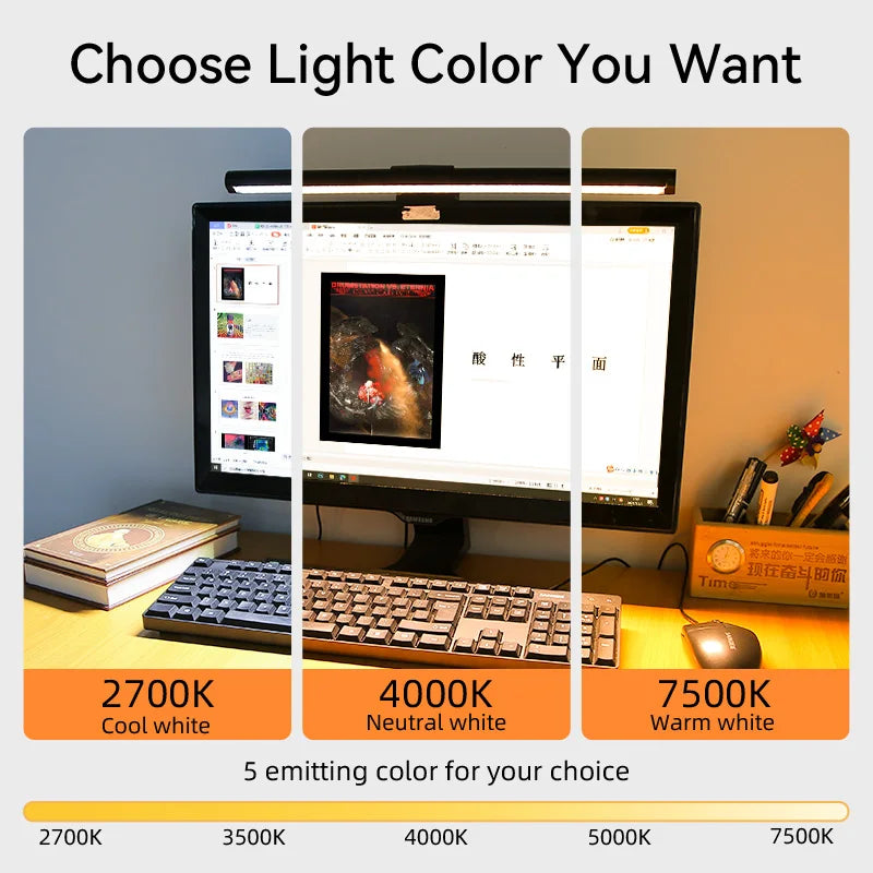 Led Monitor Light Bar Computer Desk Lamp