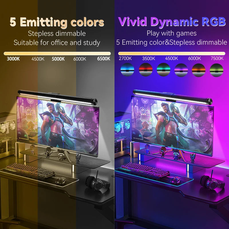 Led Monitor Light Bar Computer Desk Lamp