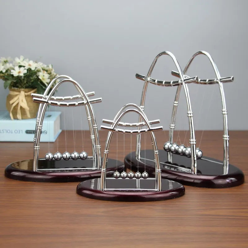 Large Size Newton's Cradle Metal Pendulum