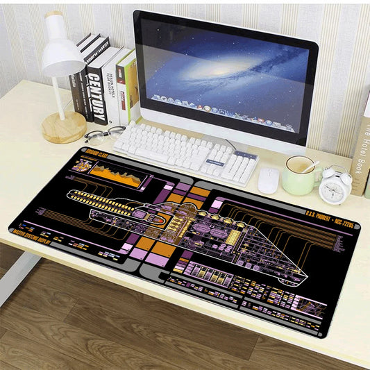 Star Trek Schematic Enigma Class Mouse Pads