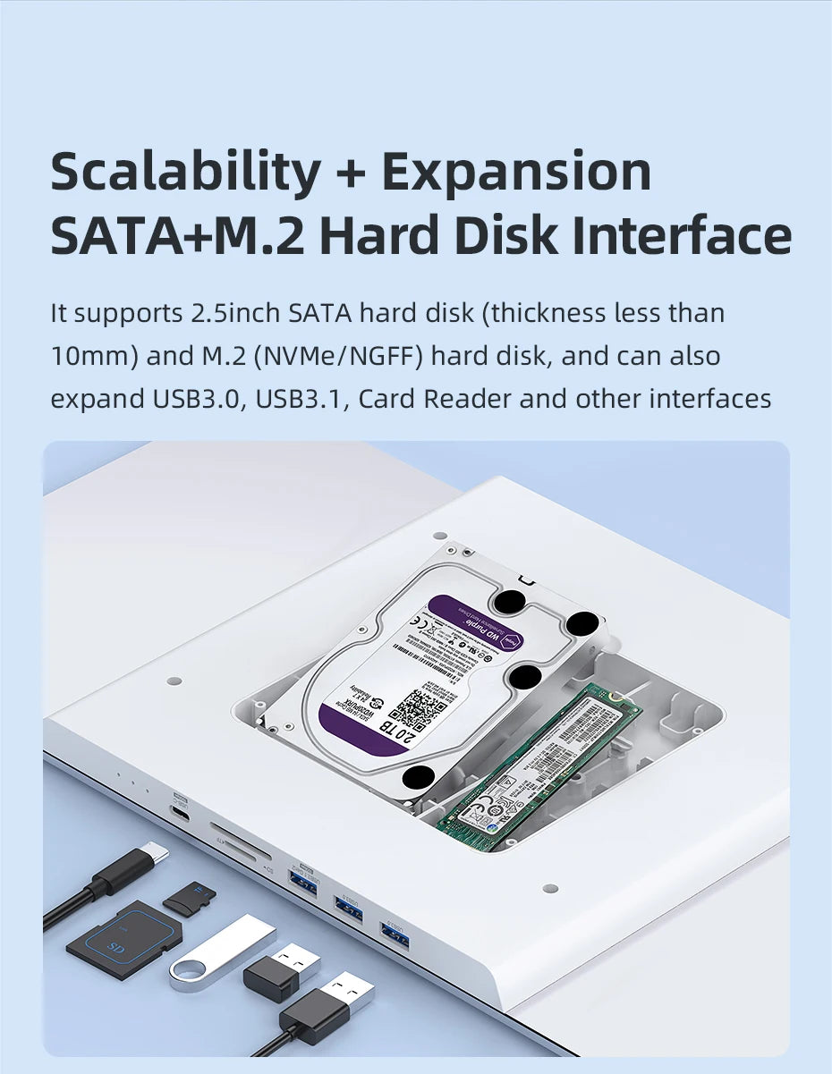 Monitor Stand Riser With USB-C Hub