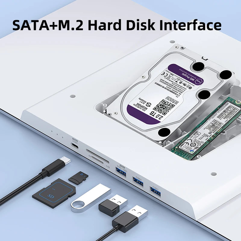 Monitor Stand Riser With USB-C Hub