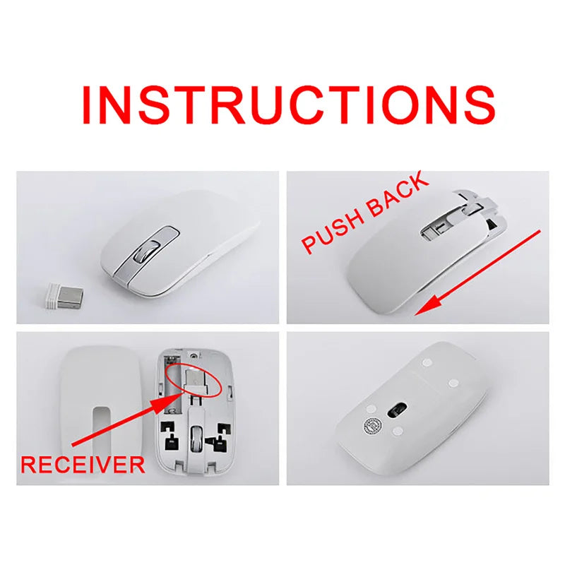 Ultra Slim USB Keyboard 2.4G Wireless Mouse Combo Set