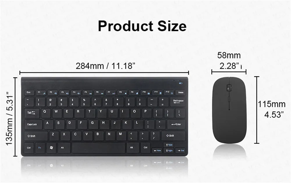 Mini 2.4G Wireless Keyboard Mouse  Sets