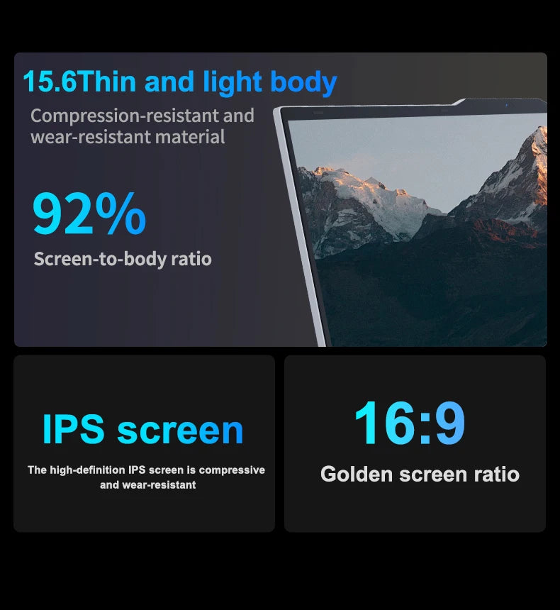 Intel Core I7-6500U Windows 11 Laptop Computer  32GB RAM 2TB SSD