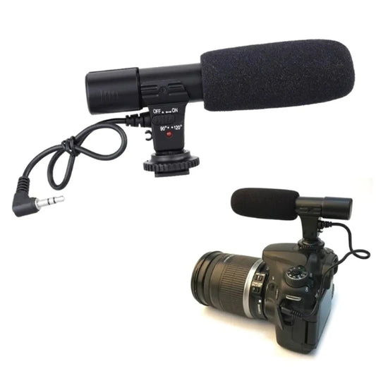 Professional External Stereo Microphone 3.5mm