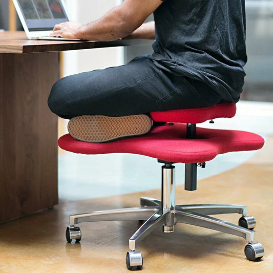 Cross-Leg Computer Desk Easy Chair