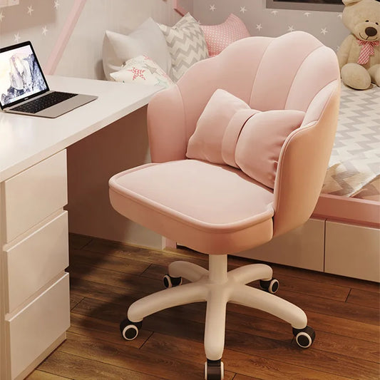 Computer Chair Pink Girl Office Home