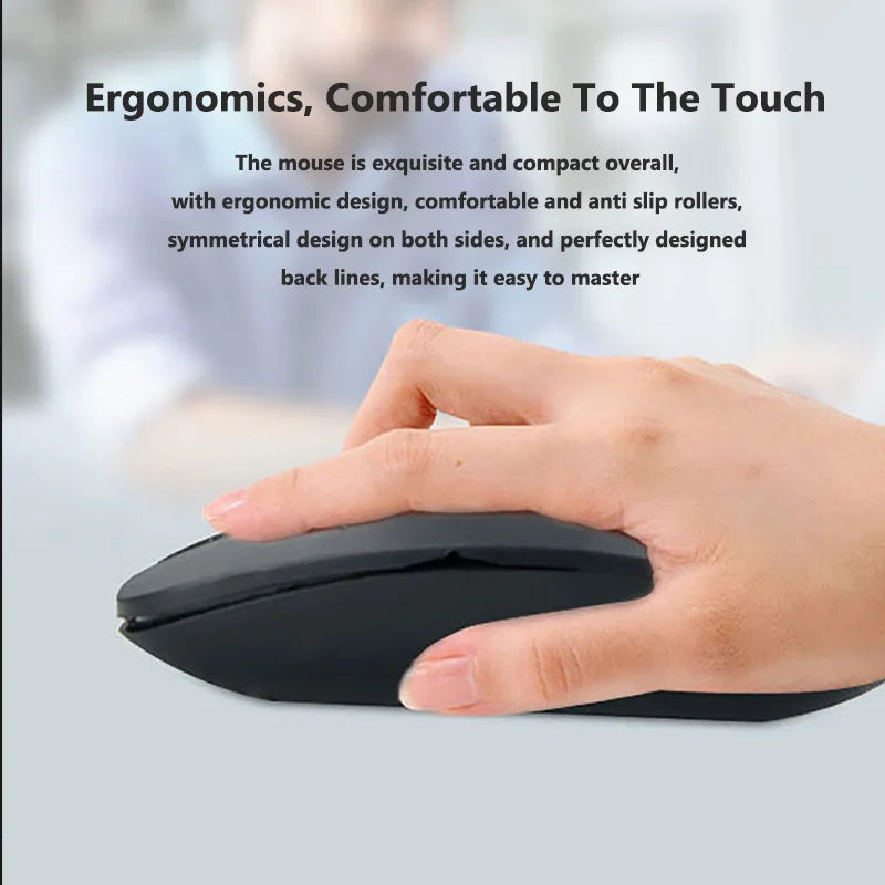 Ultra Slim USB Keyboard 2.4G Wireless Mouse Combo Set