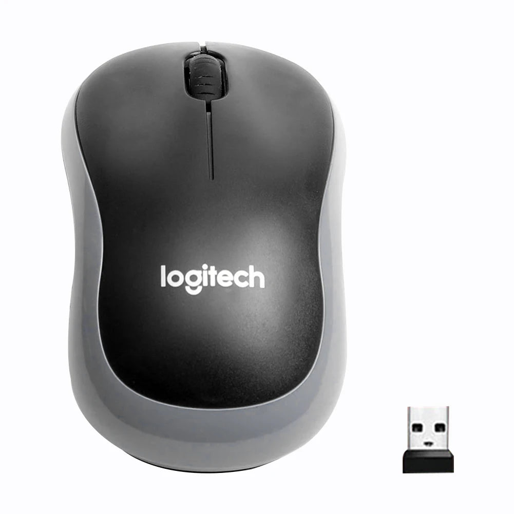 Logitech Silent M185 Wireless  2.4 GHz USB 3 Buttons Optical Gaming Mouse