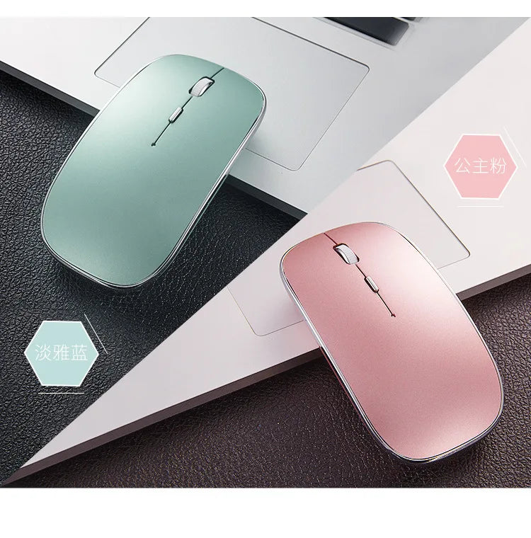 New Type-C Wireless Ultralight rechargeable 2.4G Dual Receiver Portable Mouse