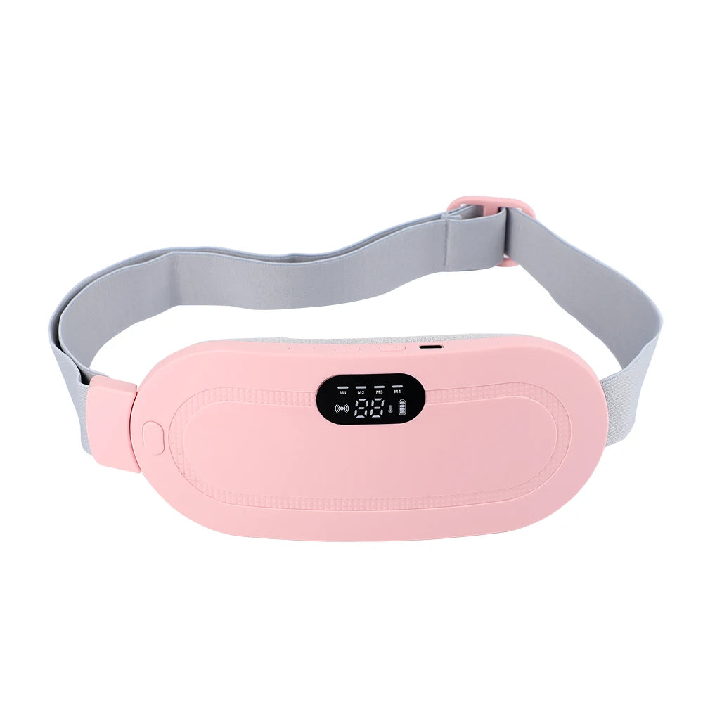 Smart Warming Menstrual Cramps Heating Pad Vibrating Belt Device